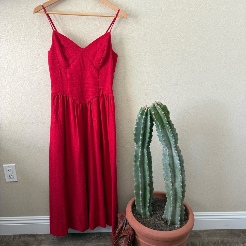 Christian Lacroix Vibrant Red Maxi Dress